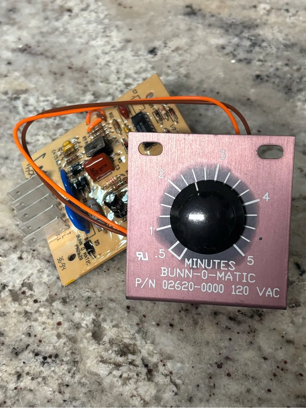 BUNN-O-MATIC 2620 STF-15/20 Timer Control Board NOS Coffee Brewer Part P/N 02620